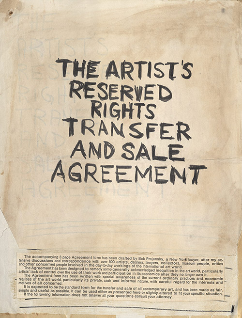 Reading the Fine Print: Artists Contracts and Why You Need One